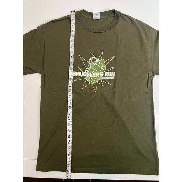 Rockstar Games Smuggler’s Run Warzones Promo T-Shirt Green Size L Rare 2000s - Picture 10 of 12